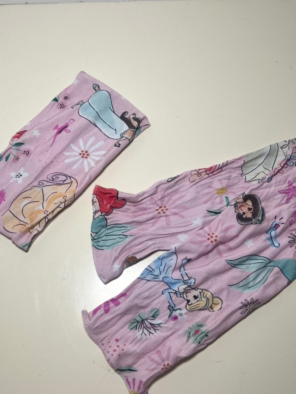 OG Pink Princess Bamboo Tie Bow *Little Sleepies INSPIRED* NB-3t
